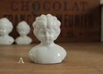 ドイツ製のアンティークドールヘッド（数量5)