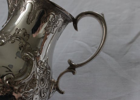 UK Silver Plated Antique Milk Jug ミルクジャグ