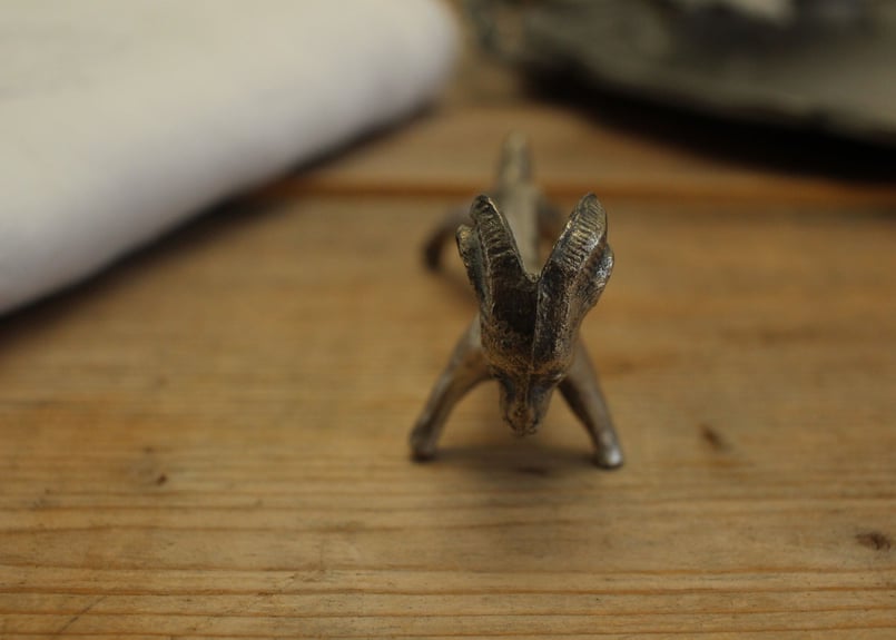 送料無料対象商品】真鍮製 動物達のカトラリーレスト（数量5