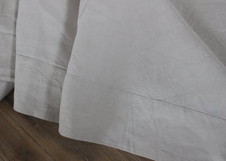 France Antique MONOGRAM“AD”花文字/モノグラム大判シーツ