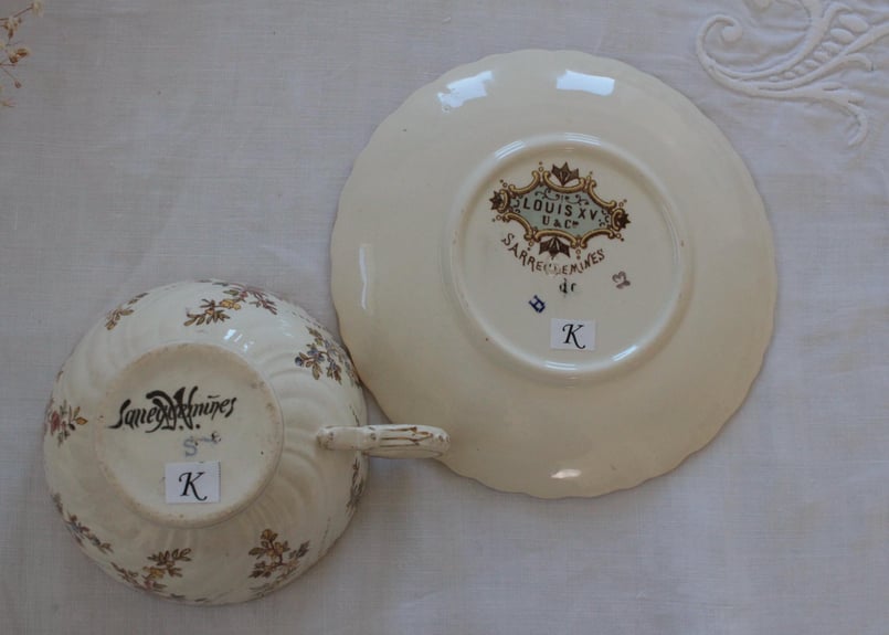 Sarreguemines【サルグミンヌ】C&S/Louis XV ルイ15世スタイル（数量2