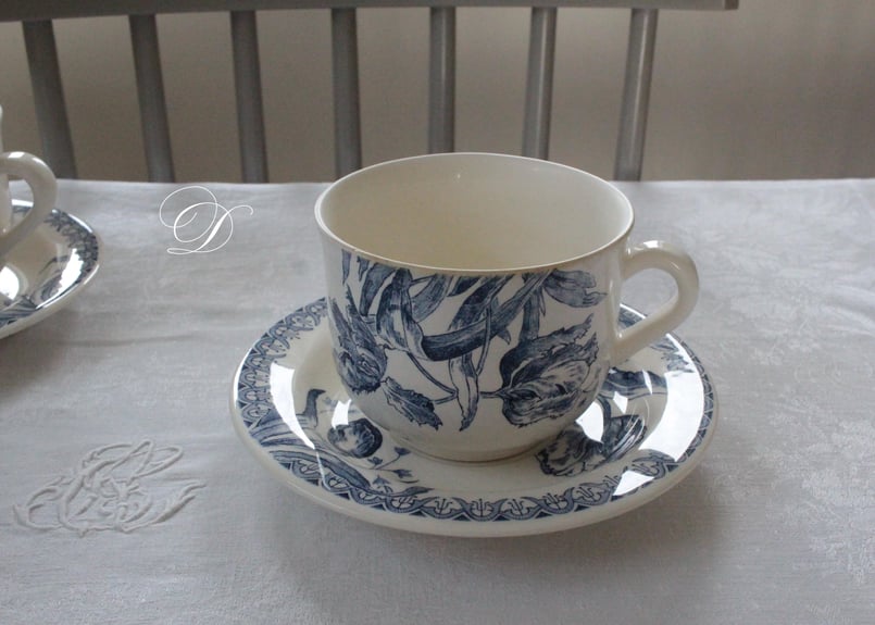 D】Gien【ジアン】 C＆S/TULIPESチューリップ | Antique & Broc