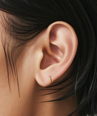 Twig pierced earring/6mm