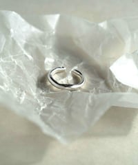 Liquid open pinkie ring