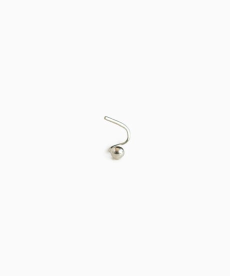 Pebble pierced earring