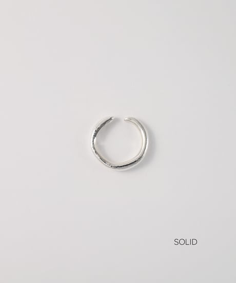 【予約販売】Liquid open pinkie ring ＜SOLID＞