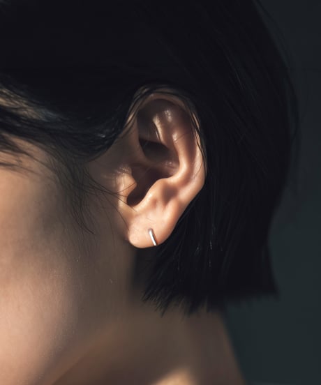 Twig pierced earring/6mm