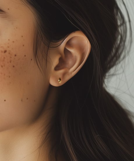 Drop pierced earring