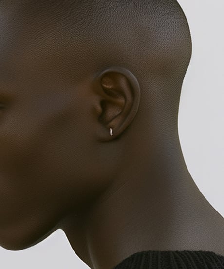 Twig pierced earring/5mm