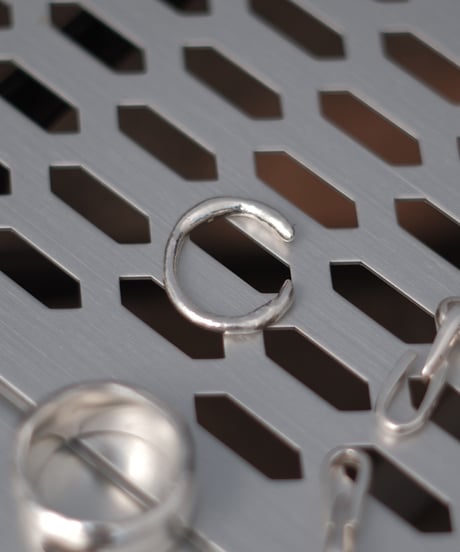 Liquid open pinkie ring