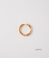【予約販売】Liquid open pinkie ring ＜K24PTG＞