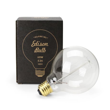 Edison Bulb “Globe(M) / 60W / E26”