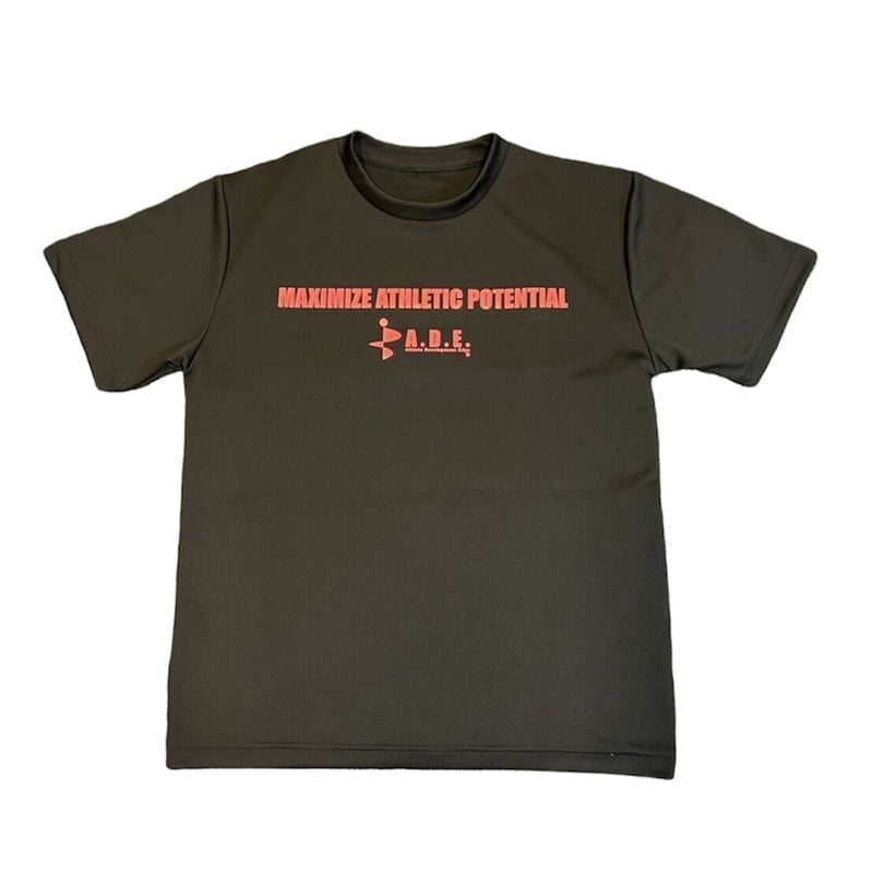 A.D.E.公式Tシャツ Maximize Athletic Potential® ‐ブラック