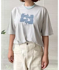 【doux bleu】ハンドプリントTシャツ　DB-2621-060