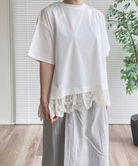 【malla】上品レースの大人Tシャツ　62UT541