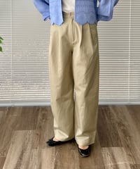 【doux bleu】永遠の定番頼れるダブルタックチノパン　2615-010
