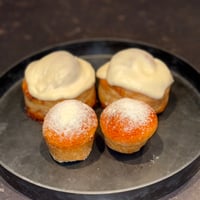 【Panya+BUNZO冷凍便】シナモンロール×生クリームあんぱん各2個セット