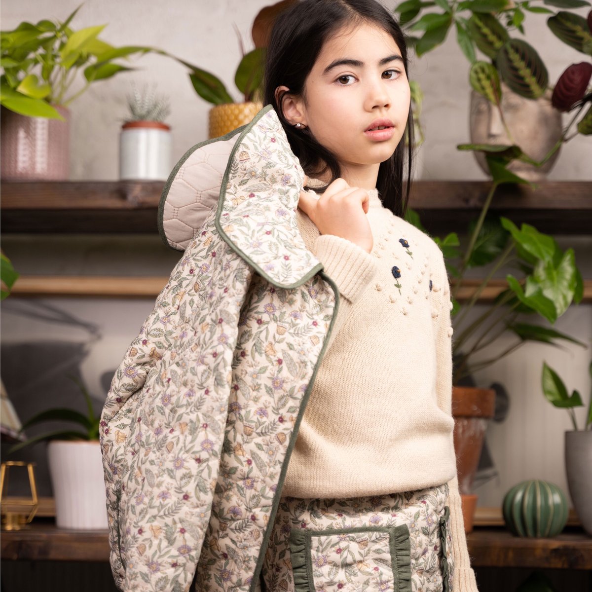 cocoさん＊KOKORI キルティングジャケット 4Y ☆5000円均一SALE☆ KOKORI【即納】(残り8y) SEDEF JACKET