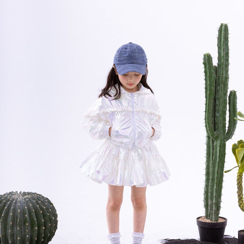 Wonny Ribbon【予約】Aurora skirt (aurora white/auro