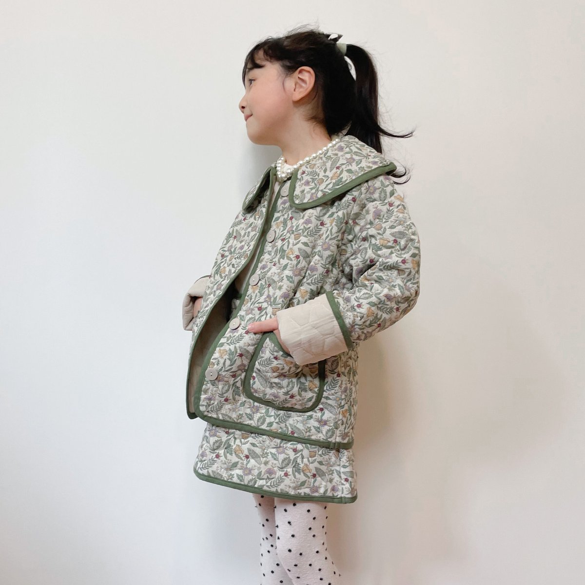 cocoさん＊KOKORI キルティングジャケット 4Y