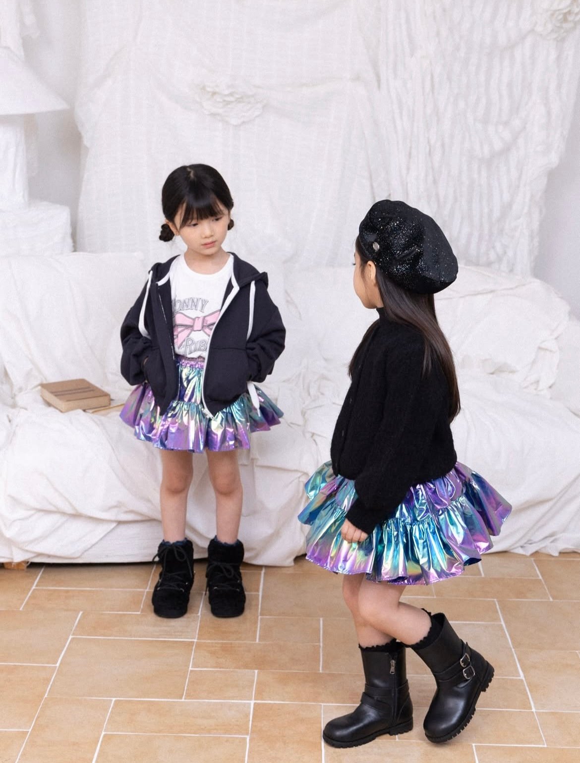 Wonny Ribbon【即納】(残りS・M) Demon Aurora skirt《送料無料