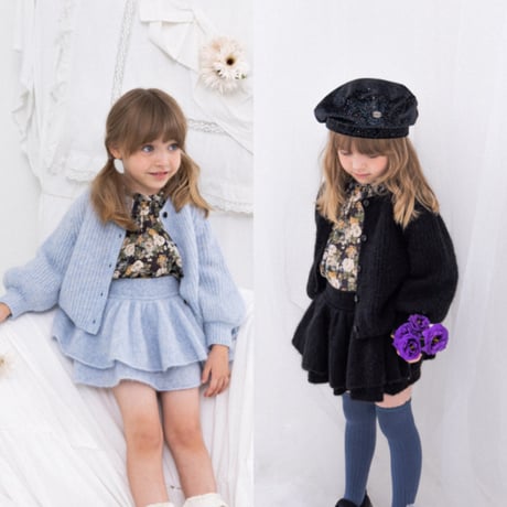 スカート wonny ribbon black denim XL Wonny Ribbon Black denim skirt Wonny Ribbon【即納】(残りXL