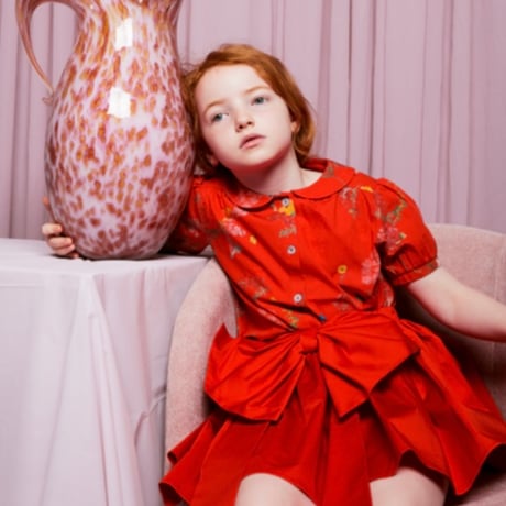 Christina Rohde【即納】SS26 Skirt No.223 (red) 《送料無料・セット割対象》