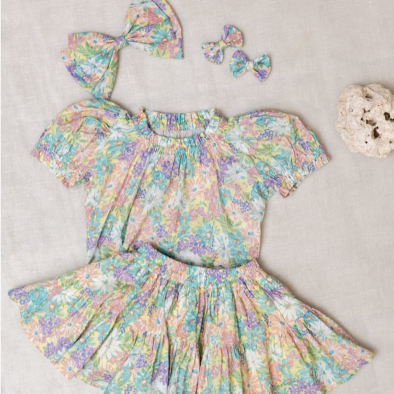 Wonny Ribbon【予約】Flower garden ribbon (big ribbo