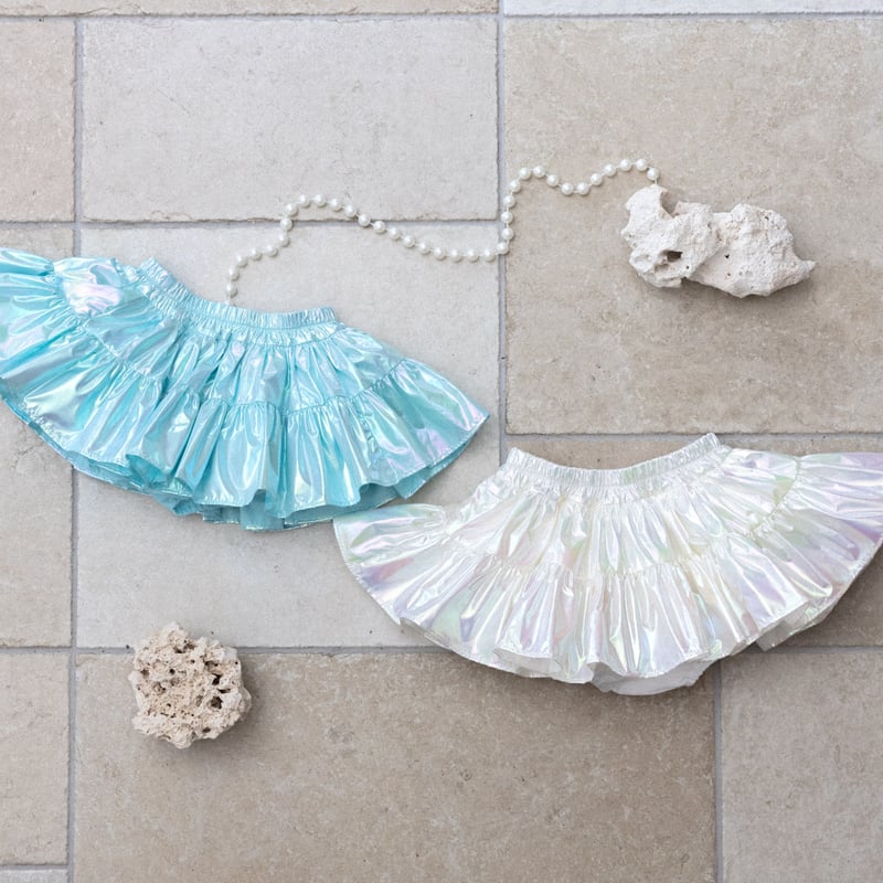 Wonny Ribbon【予約】Aurora skirt (aurora white/auro