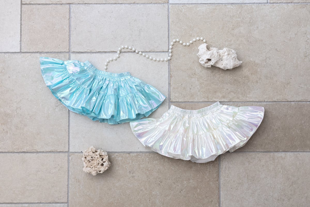 Wonny Ribbon【予約】Aurora skirt (aurora white/auro