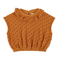 ★3000円均一SALE★ piupiu chick【即納】Sleeveless top (camel)《送料無料・セット割対象》