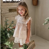 ★2000円均一SALE★ puella FLO【即納】(残り100) Jessica blouse (beige)《セット割対象》