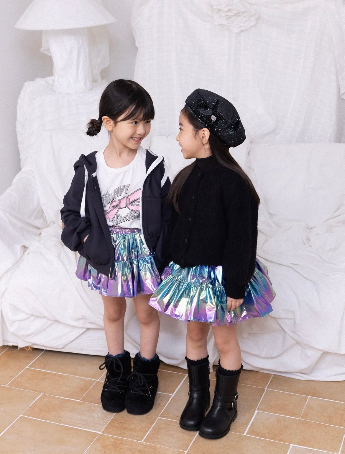 Wonny Ribbon【即納】(残りS・M) Demon Aurora skirt《送料無料