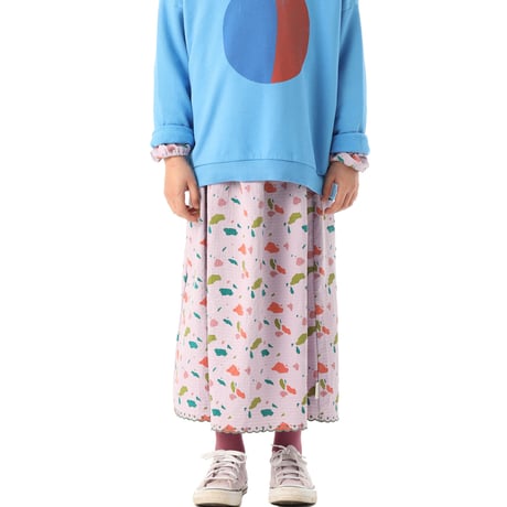 ★1000円均一SALE★ piupiu chick【即納】(残り4Y)  Long skirt (lilac)《セット割対象》