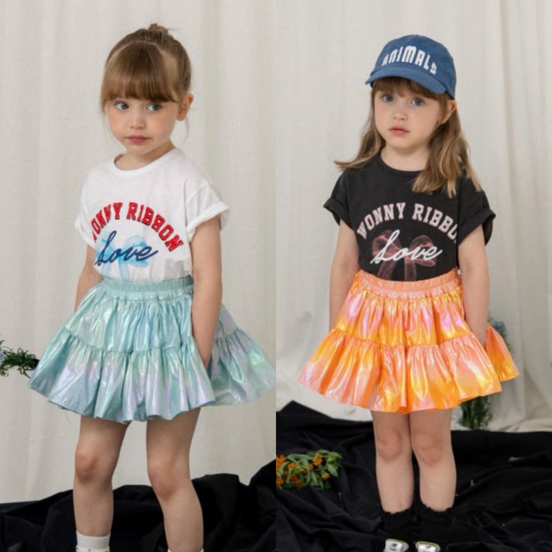 wonny ribbon オーロラスカート ピンク wonny ribbon オーロラスカート ピンク Wonny Ribbon【即納