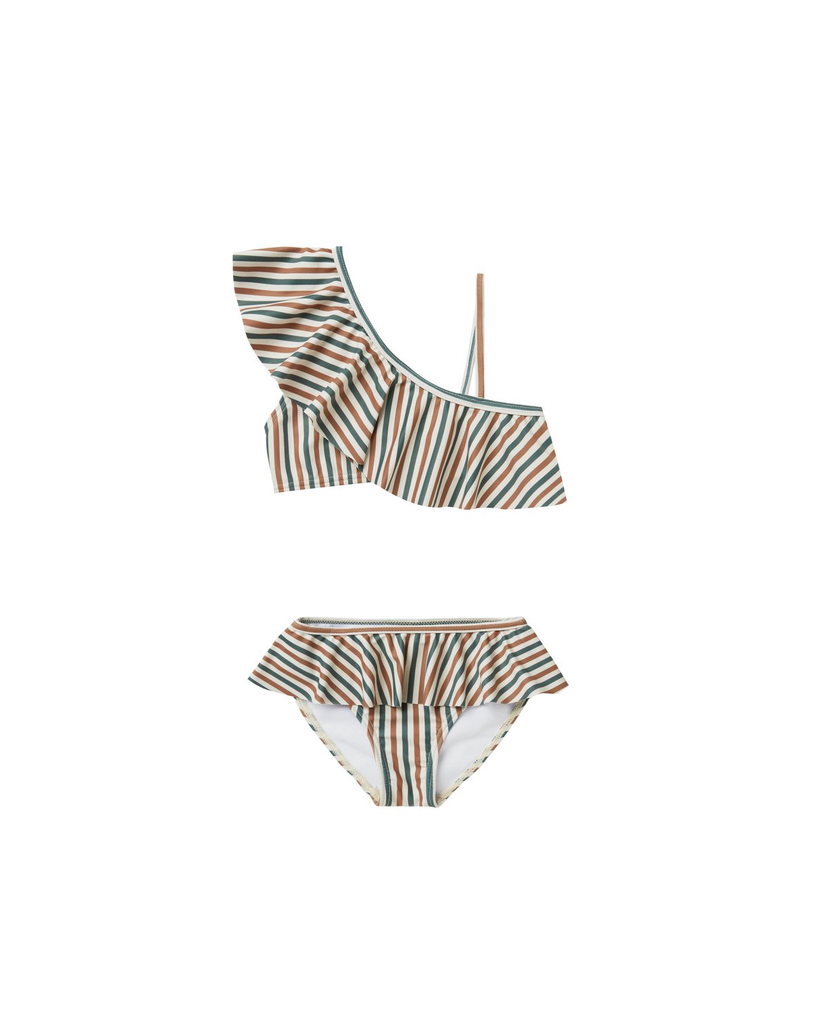 Rylee+cru【即納】Skirted bikini (nautical stripe)《送料無料・セット割対象・水着クーポン対象》