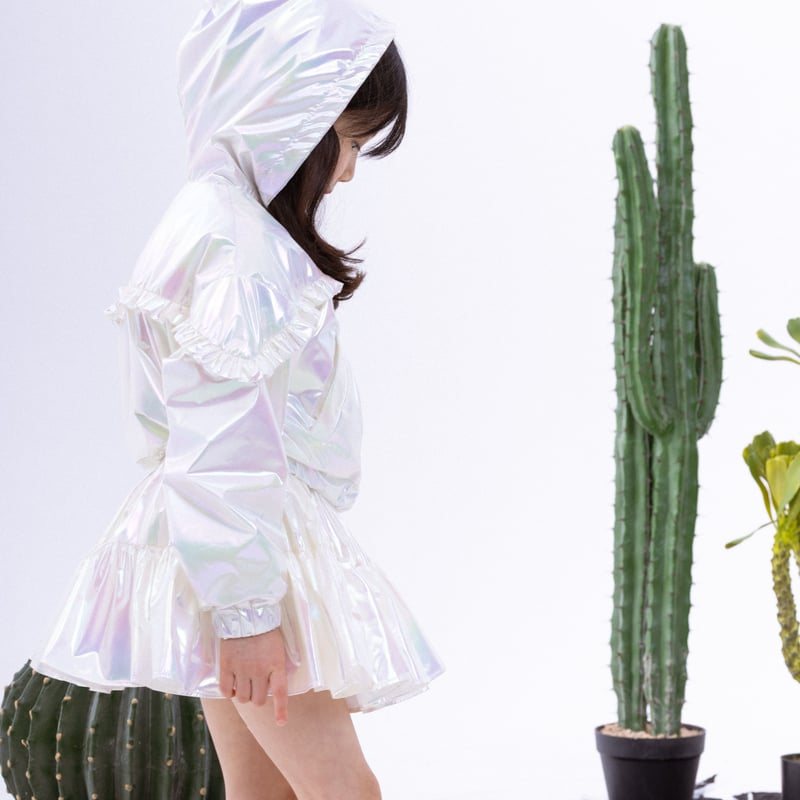 Wonny Ribbon【予約】Aurora skirt (aurora white/auro