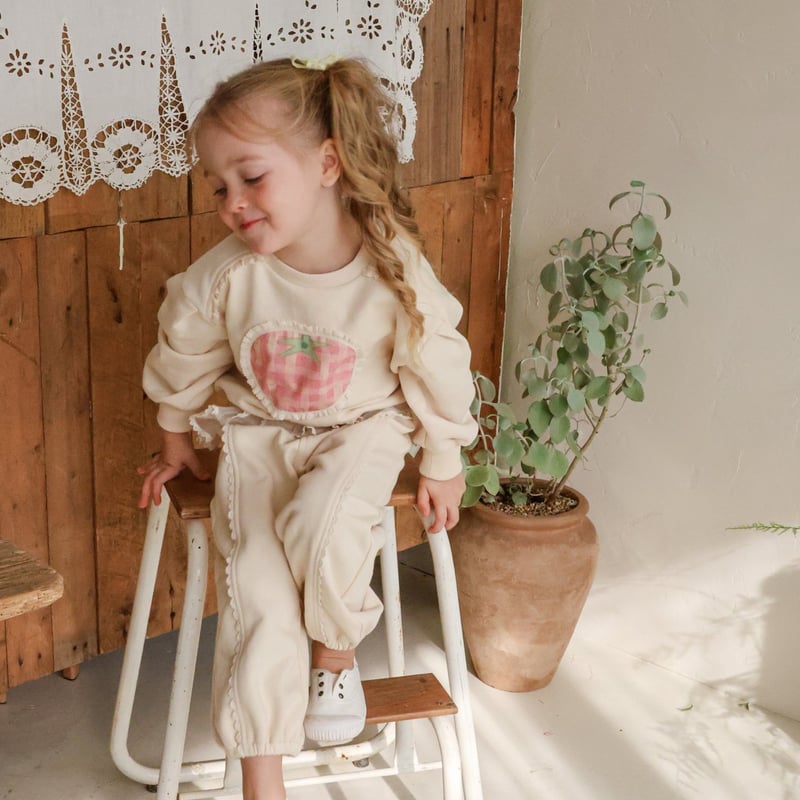 puella FLO【予約】コーデセット♡Tomato mtm & Sudy pants (c