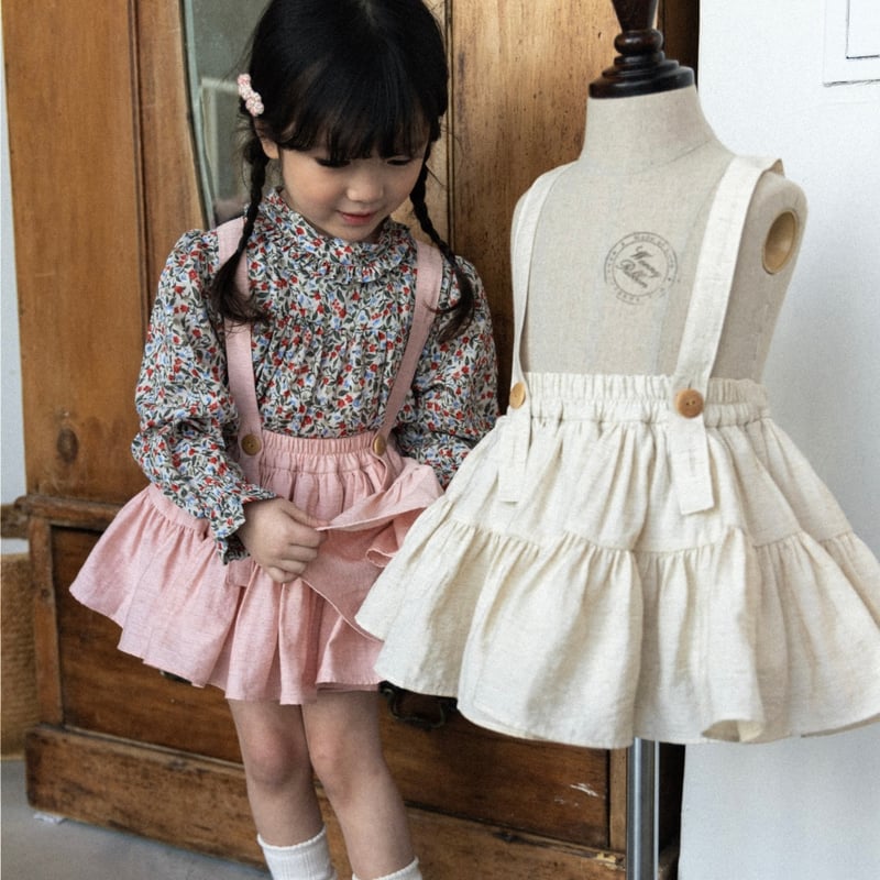 wonny ribbon miaスカート　ベージュ　S wonny ribbon mia スカートベージュ(Sサイズ)
