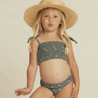 ★1000円均一SALE★ Rylee+cru【即納】Smocked bikini / one-piece (dark flower)《セット割対象》