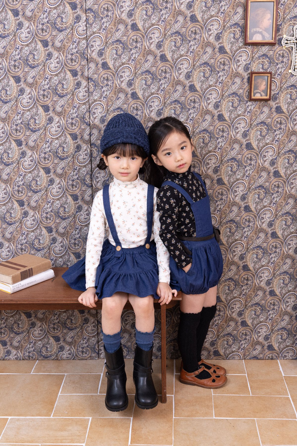 Wonny Ribbon【即納】Deep denim skirt《送料無料・セット割対象》 |