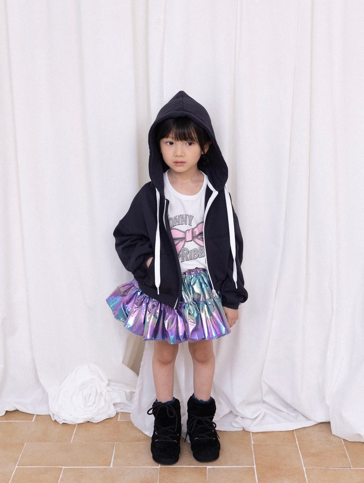 Wonny Ribbon【即納】(残りS・M) Demon Aurora skirt《送料無料