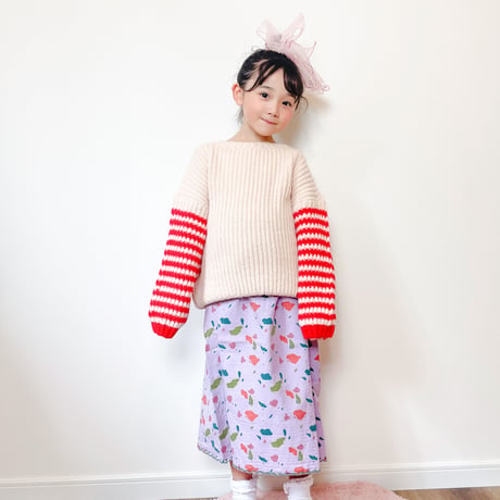 ★1000円均一SALE★ piupiu chick【即納】(残り4Y)  Long skirt (lilac)《セット割対象》
