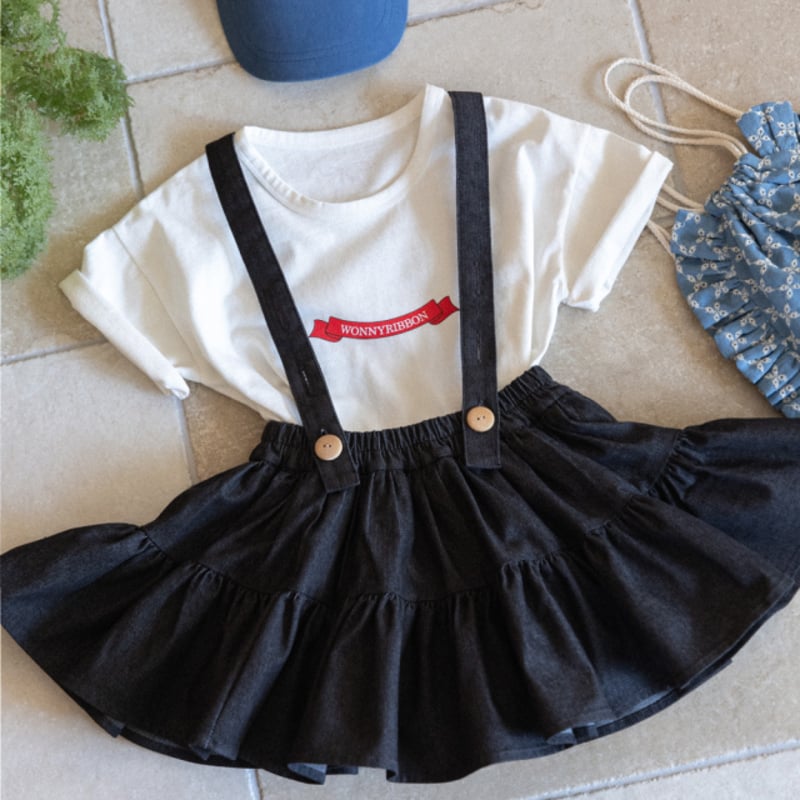 Wonny Ribbon【即納・一部追加オーダー受付中】Black denim Wonny Ribbon【即納・一部追加オーダー受付中】Black denim