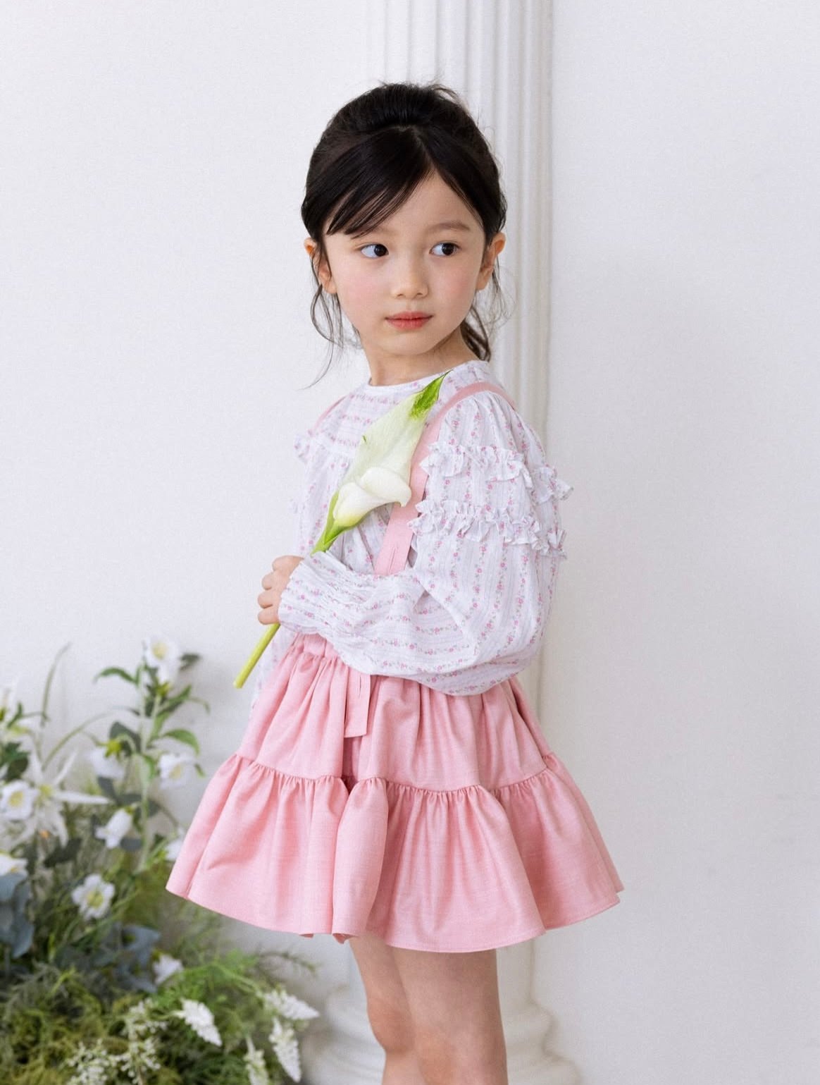 wonny ribbon オーロラスカート ピンク S 高価ベビー・キッズ - wonny ribbon オーロラスカート ピンク S D100621933