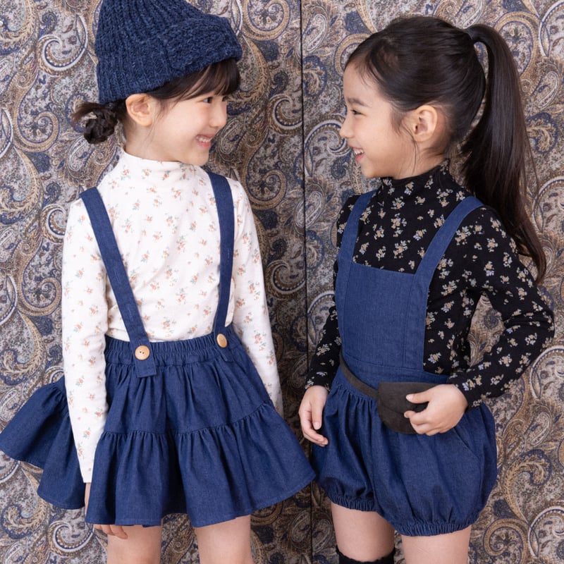 Wonny Ribbon【即納】Deep denim skirt《送料無料・セット割対象》 |