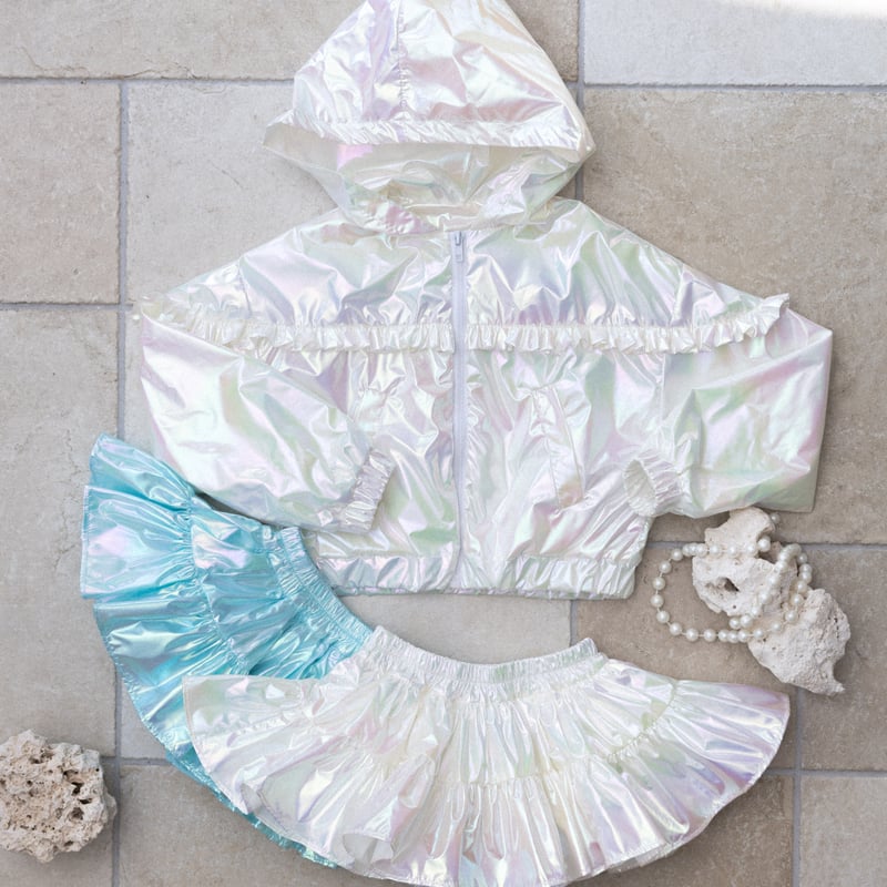 Wonny Ribbon【予約】Aurora skirt (aurora white/auro