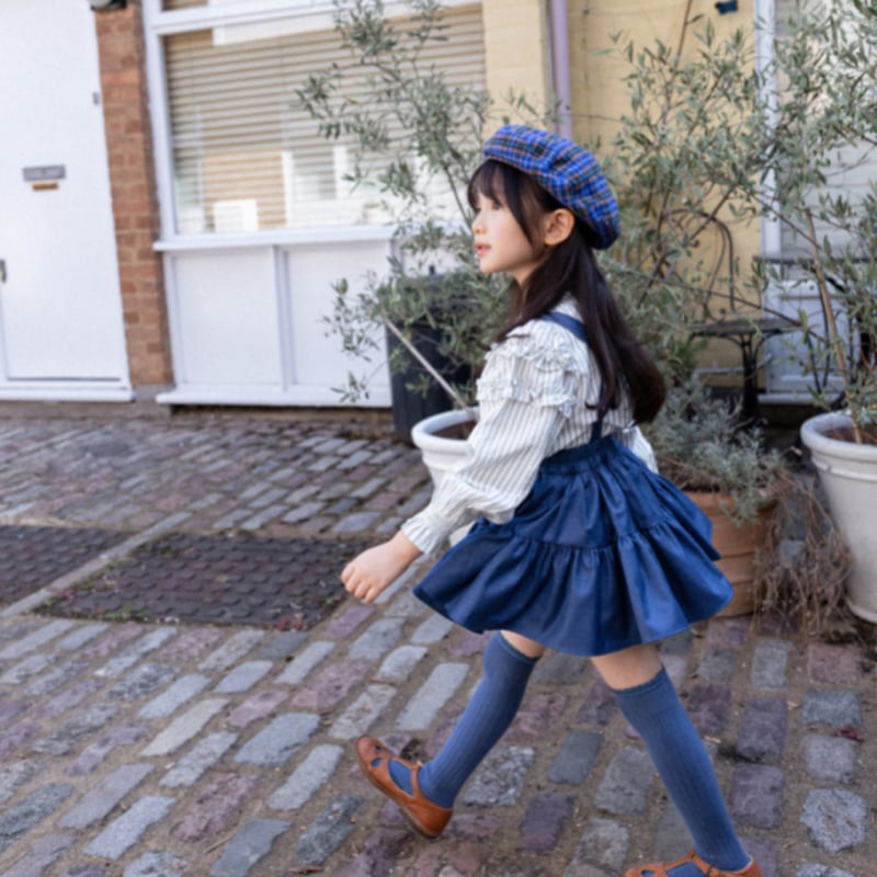 Wonny Ribbon【予約】25F/W Grace skirt (mint/navy/pu