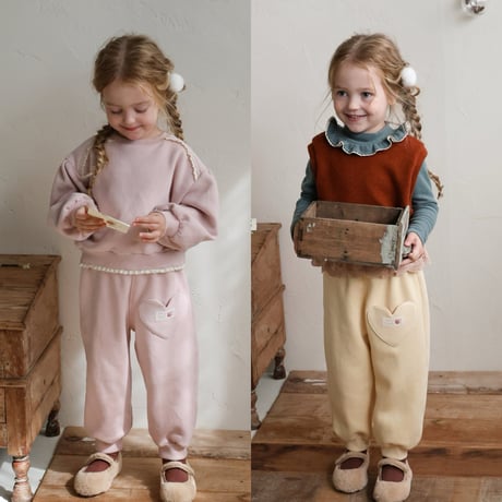 め*め様 ハウスオンザヒル　Yellow Flower Pants親子ペアセット Pants (Yellow Flower) | House on the Hill