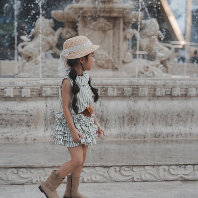 wonny ribbon スカート ブラウスセット Wonny Ribbon【即納】(残りS・M) Blooming skirt & blouse